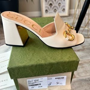 Gucci Charlotte Horsebit Mule 39